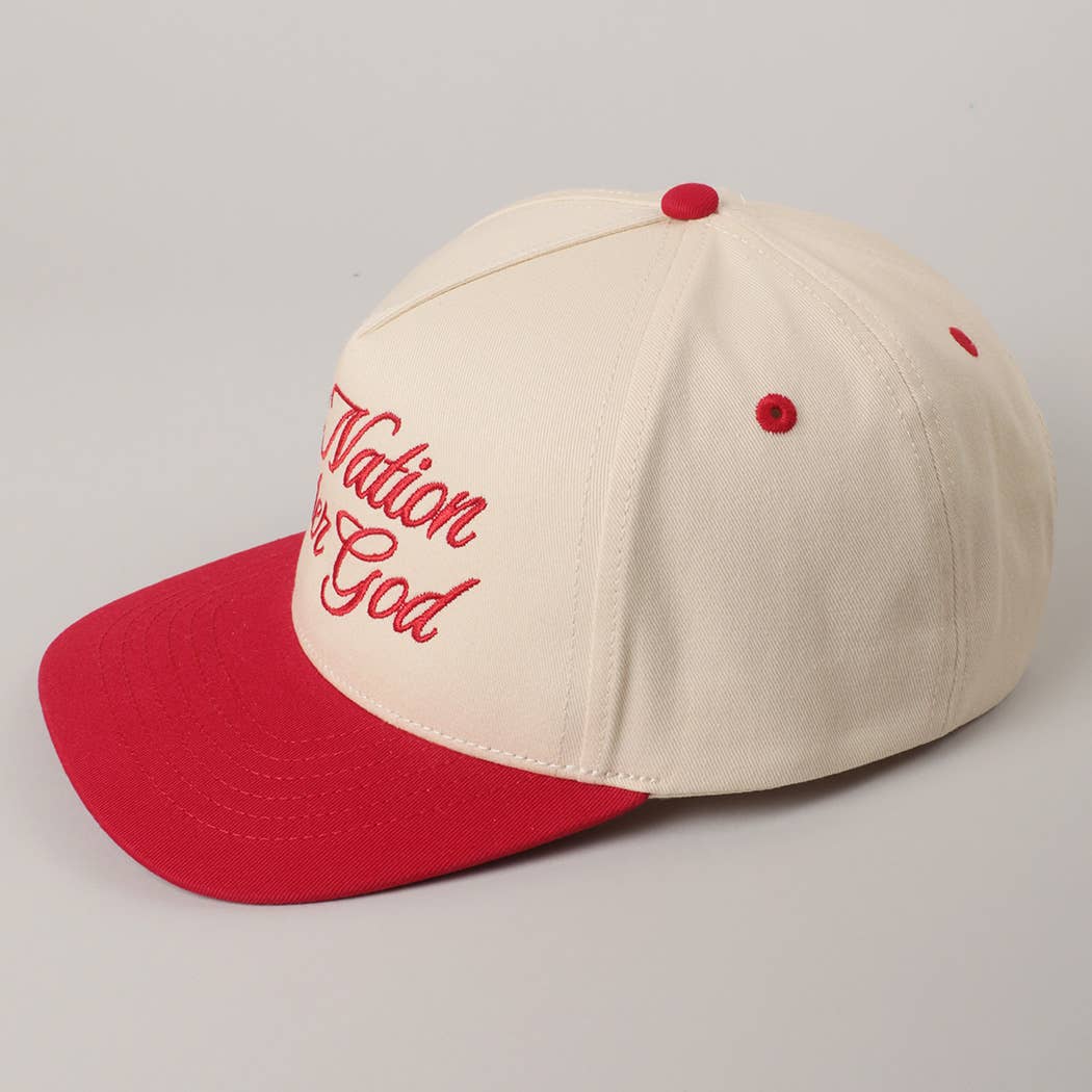 Fashion City - Wholesale Truckerpet - Uniseks - One Nation Under God Two-Tone Truckerpet18