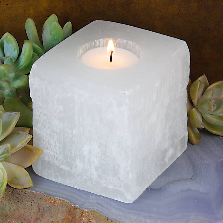 Square Shaped Selenite Crystal Candle Holder and other Purchase Wholesale square candle holders. Free Returns & Net 60 Terms on Faire trending on Faire.