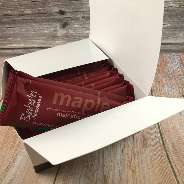 Barkeater Chocolates - Wholesale Chocolate Bar - Majestic Maple Milk Chocolate Bars with Maple Sugar2