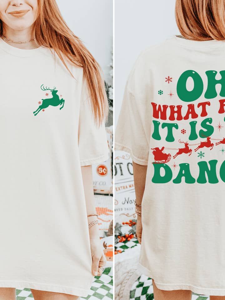 Oh What Fun It Is To Dance Shirt or Sweatshirt | Christmas Dance Shirt | Holiday Dance Recital Tee | Cute Ballet Dancer Gift | Dance Team Holiday Apparel and other Purchase Wholesale dancing equestrian. Free Returns & Net 60 Terms on Faire trending on Faire.