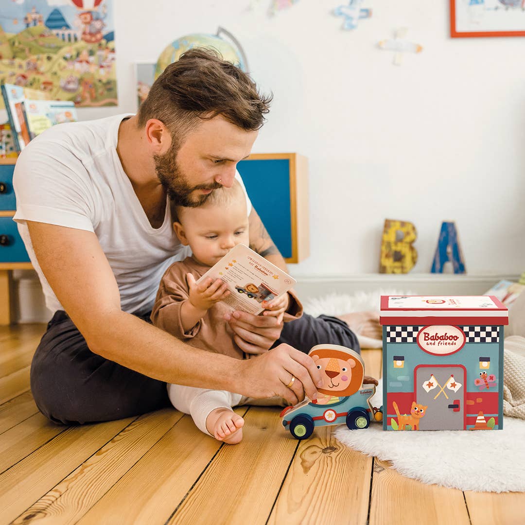 Bababoo and friends® - Wholesale Wood Toy - Kids - Lion Bababoo Push and Pull Toy [10+ Months]3