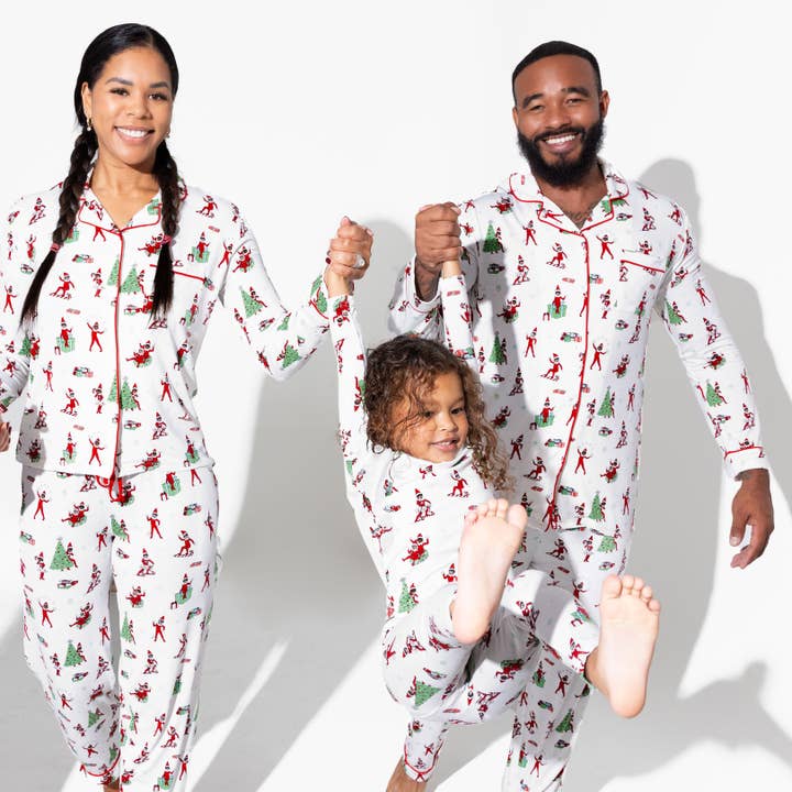 Bellabu Bear - Wholesale Sleepwear Set - Men's - The Elf on the Shelf Bamboo Men's Pajama Set