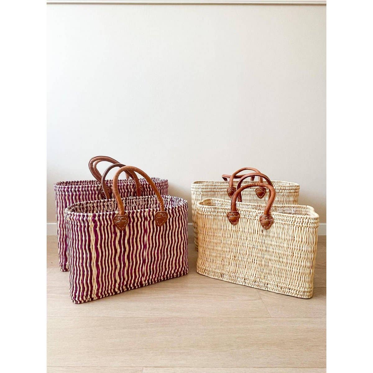 High crafty – wholesale Basket – Maya Basket – Rectangular Wicker Basket with Reinforced Leat2
