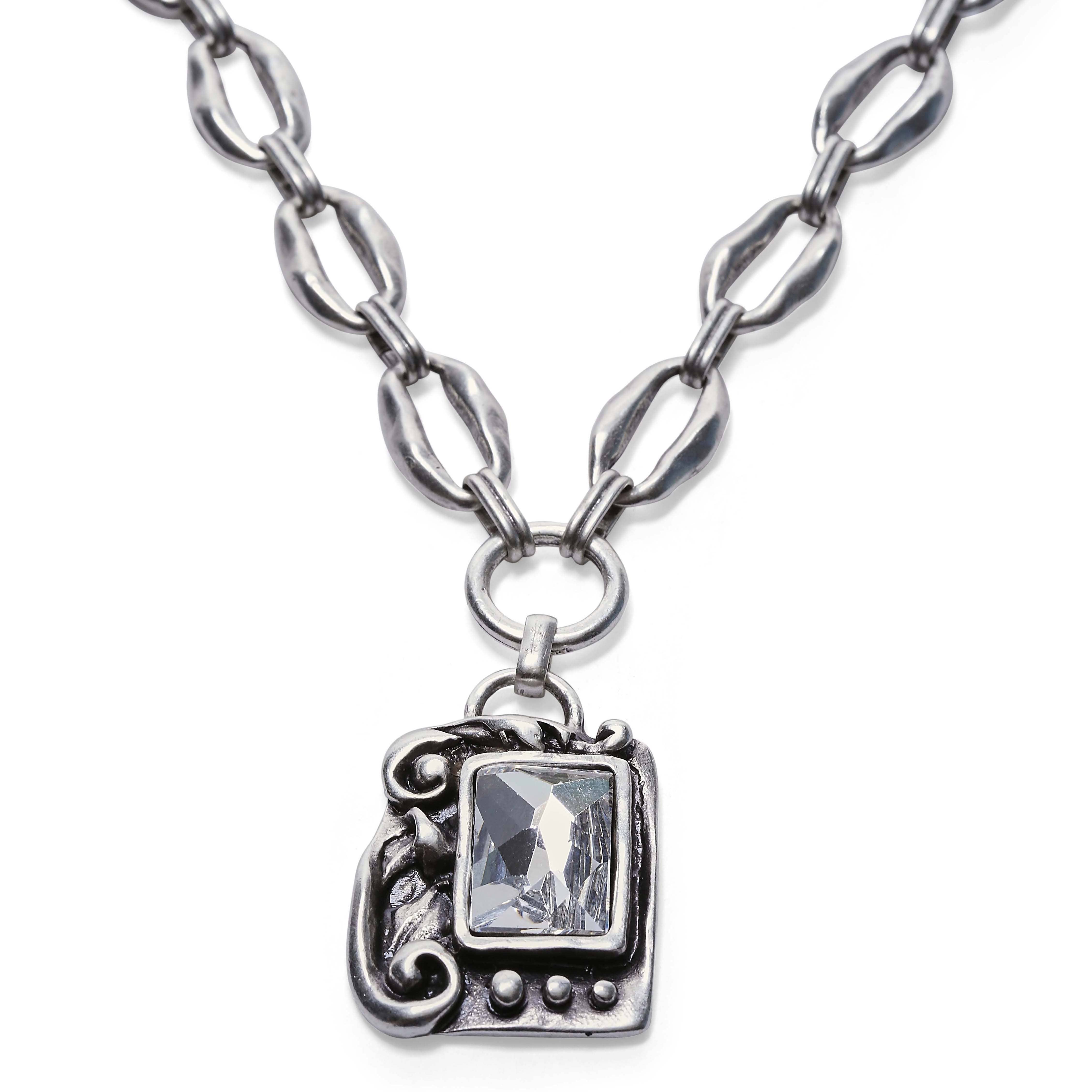 Chanour – wholesale Pendant/charm necklace – Handmade Wisdom Pewter Necklace - NN35272