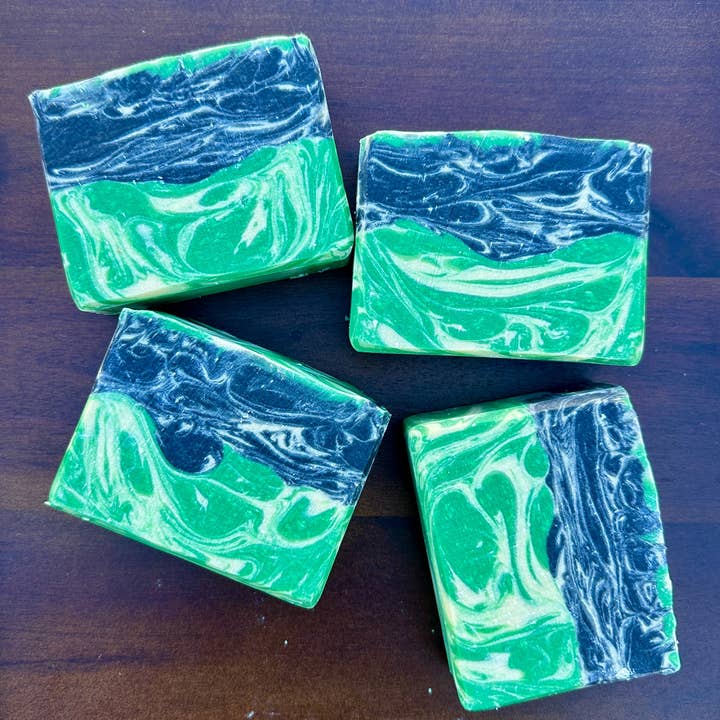 Elderberry and Evergreen for wholesale by Slippery Bill’s Soaps