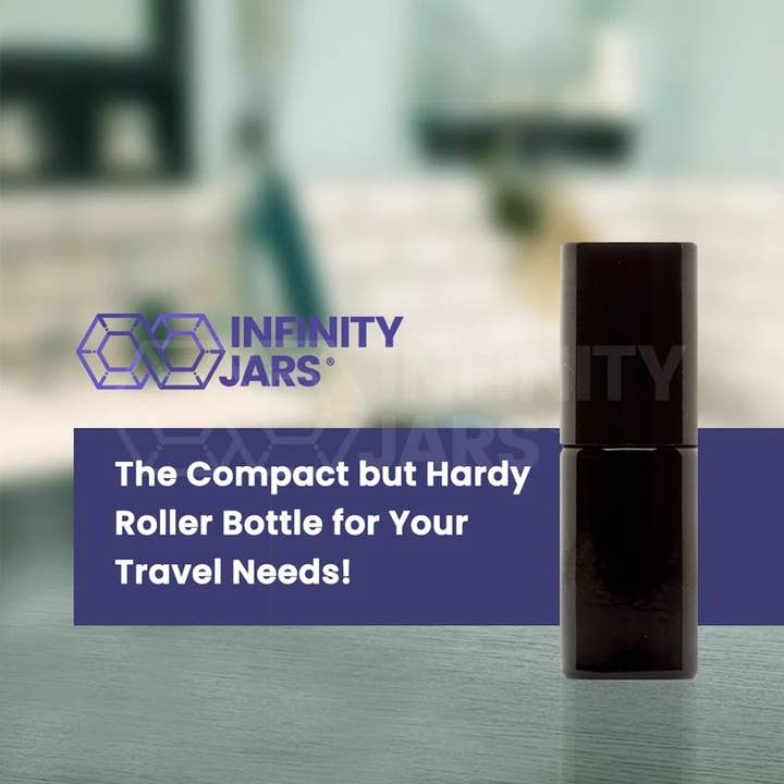 Infinity Jars - Wholesale Essential oil holder - 5 ml Stainless Steel Roller Applicator Bottle3