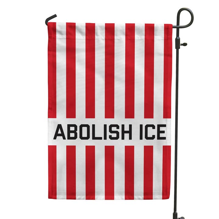 Abolish ICE Garden Flag for wholesale by Flags For Good