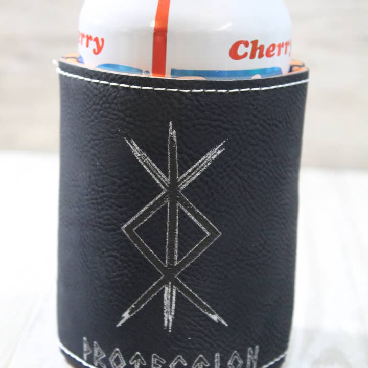 Viking Protection // Leatherette Can Sleeve for wholesale by Raven Design