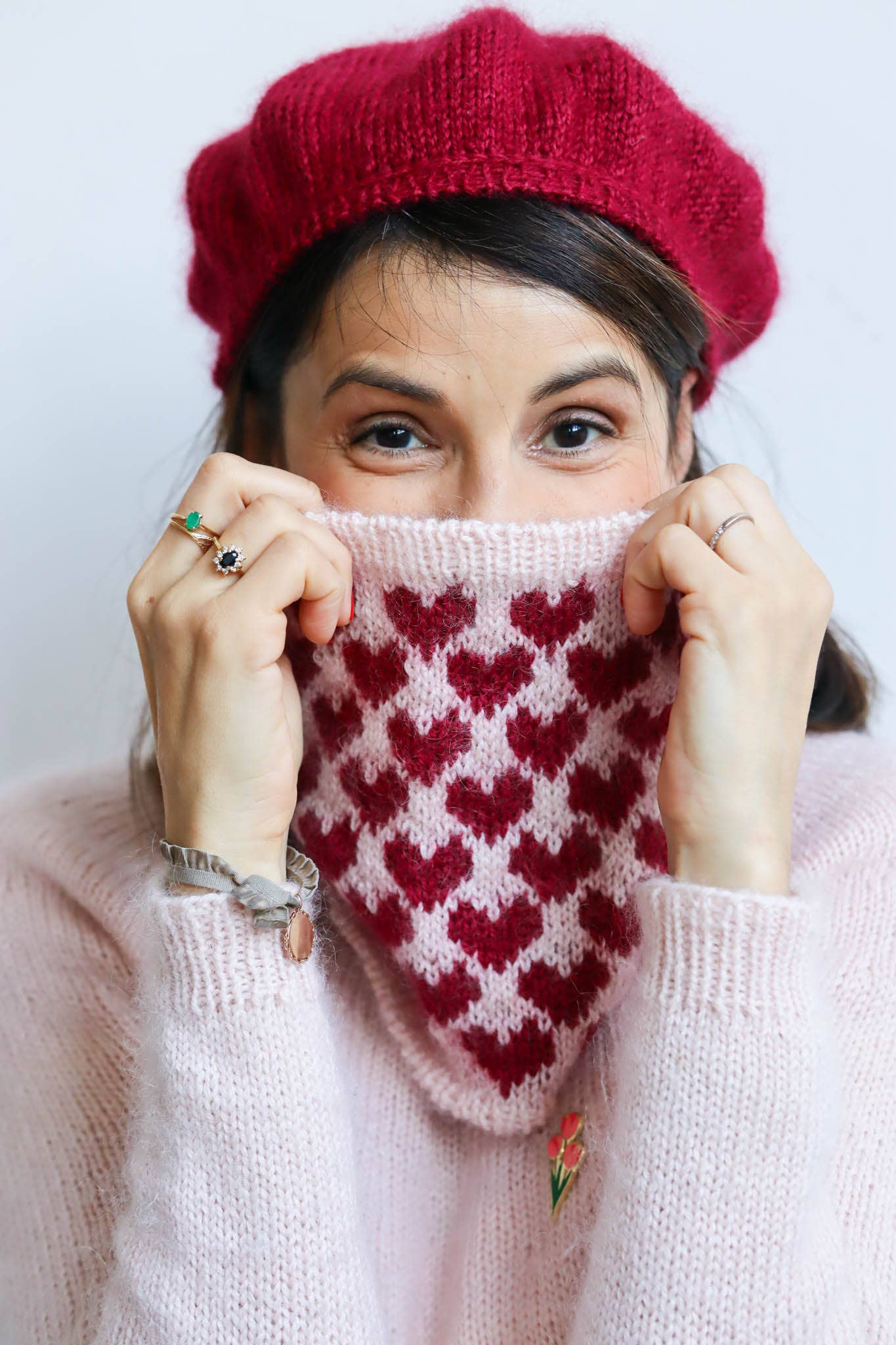 Lise Tailor - Vente Accessoire de tricot/crochet - Patron de tricot - Snood Amour1