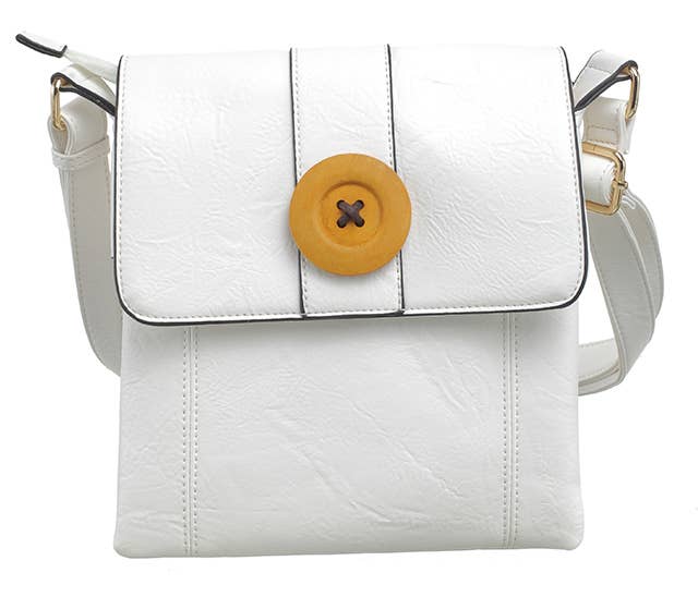 Bessie London – Großhandel Schultertasche – Damen – Schultertasche mit zwei Taschen und Knöpfen7