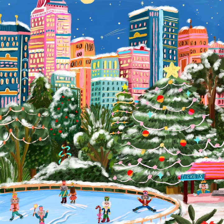 Millie Illustrates - Wholesale Art Print - New York Nutcracker