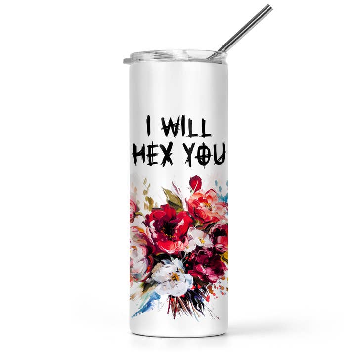 I Will Hex You Tumbler for wholesale by The Pretty Things