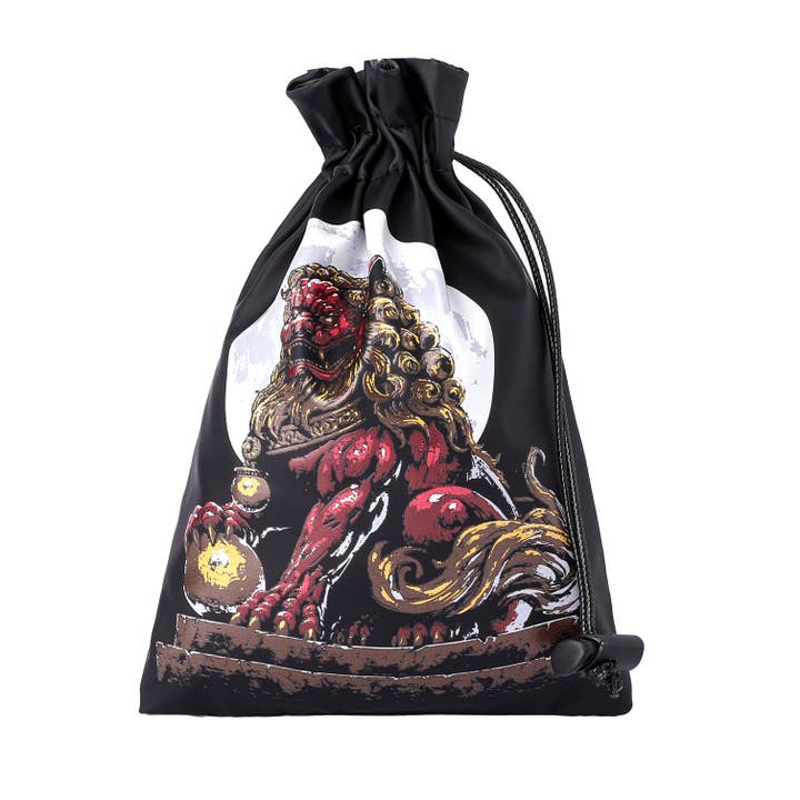 HY00546 - Fine Arts Dice Bag - Foo Dog for wholesale by Hymgho Premium Dice