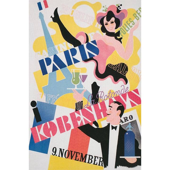 Art Print FG-361 Poster for Paris Follies in Copenhagen for wholesale by Found Image Press