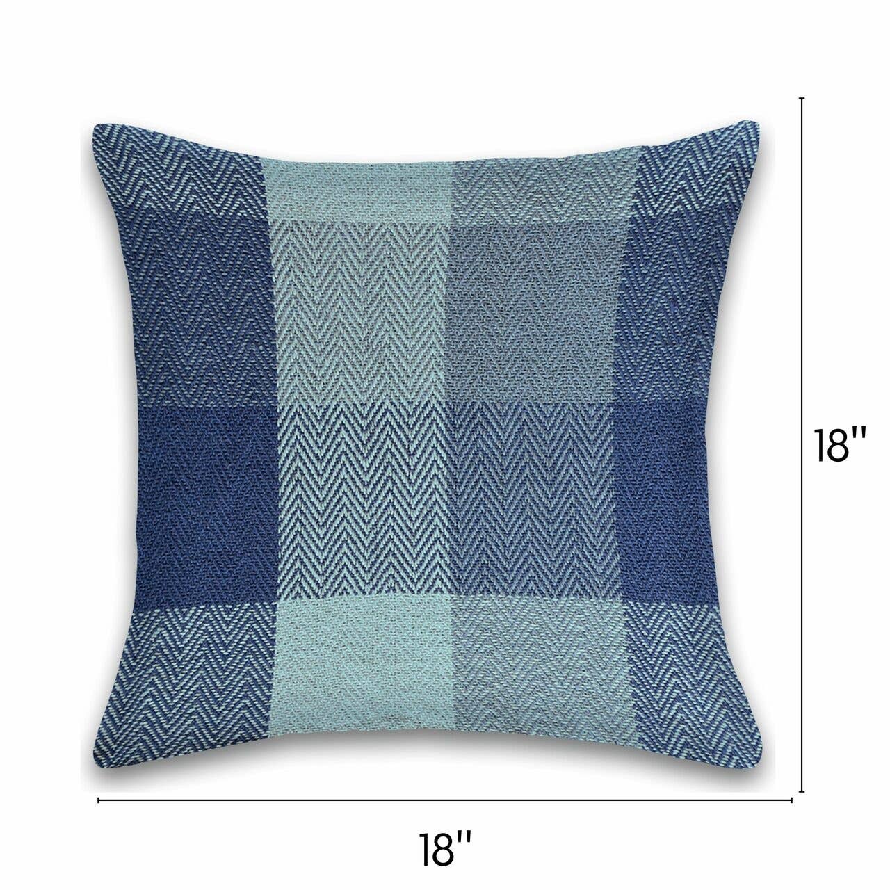 Fabstyles - Wholesale Throw Pillow Cover - Fabstyles Herringbone Check Cotton Pillow Cover6