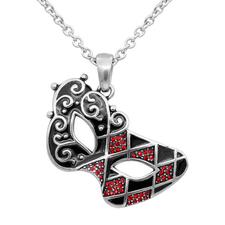 Controse Siam Masquerade Mask Necklace for wholesale by Controse