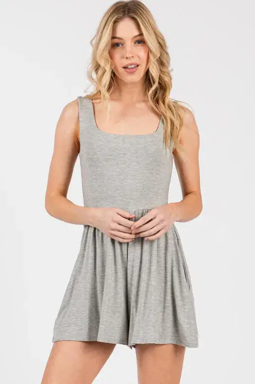 Final Touch - Vente Combishort – femme - Combinaison à détails froncés à double couche - NJU604068