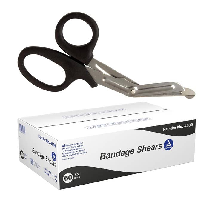 Dynarex Bandage Shears, 7.5" for wholesale by Go Bulk Medical