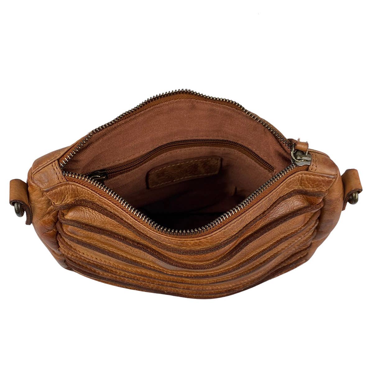 Arrigo - Wholesale Crossbody Bag - Women's - Arrigo Ladies Crossbody Shoulder Bag Washed Leather30