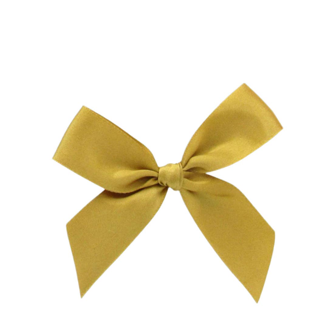 kadopapier.net - Wholesale Ribbon - Gift Wrapping - Gold satin bow with adhesive0