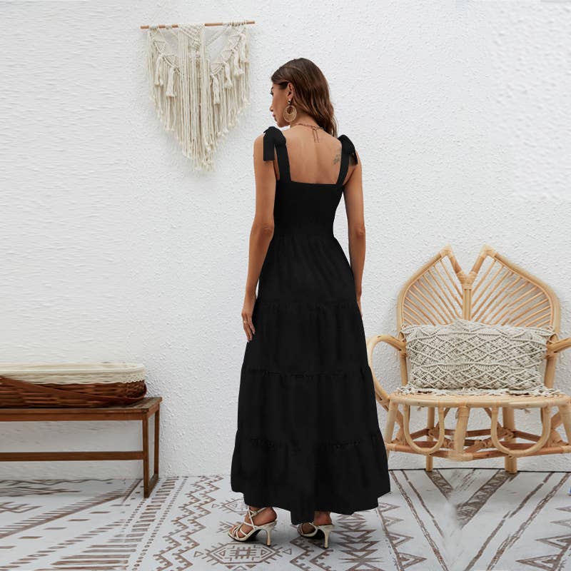 Lily Clothing - Wholesale Dress - Women's - LACE-UP STRAPLESS HALTER DRESS11