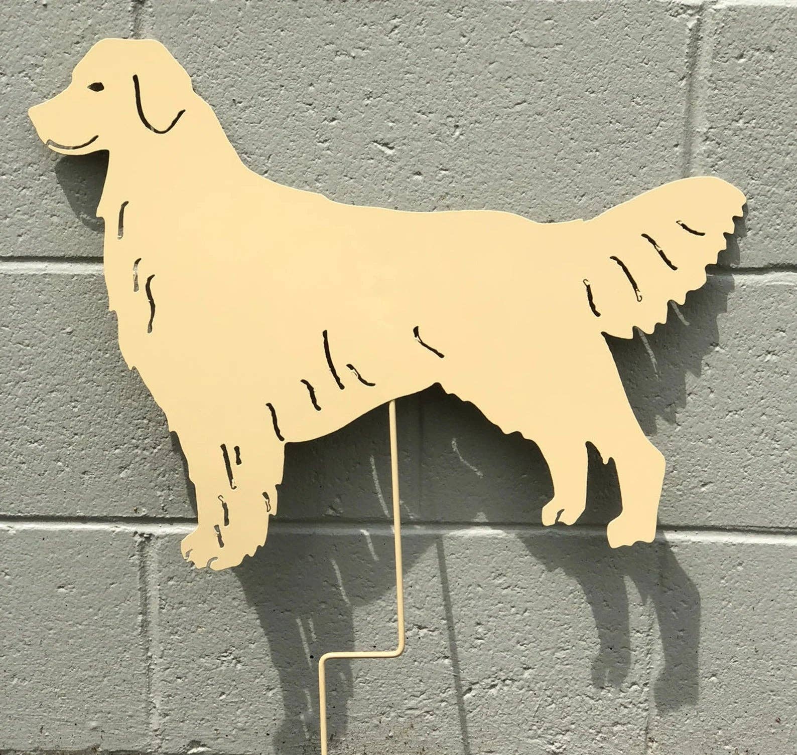 Rustica Ornamentals - Wholesale Outdoor Ornament/Decor - Golden Retriever Garden Statue or Dog Wall Art (Style 1)10