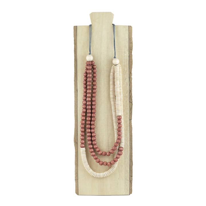 NOA ECCO - Wholesale Beaded/Pearl Necklace - Three-fold necklace