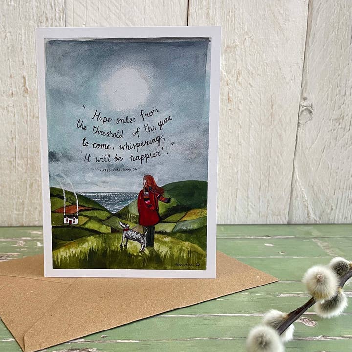 Cartão de cumprimentos Hope Smiles por atacado de Driftwood Designs