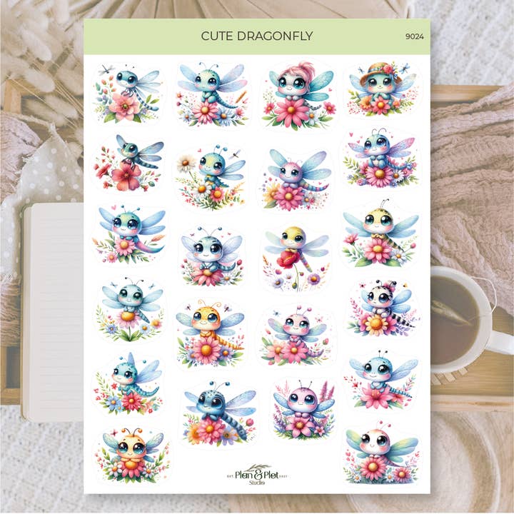 Plan & Plot Studio - Wholesale Sticker - Cute dragonfly | Stickers