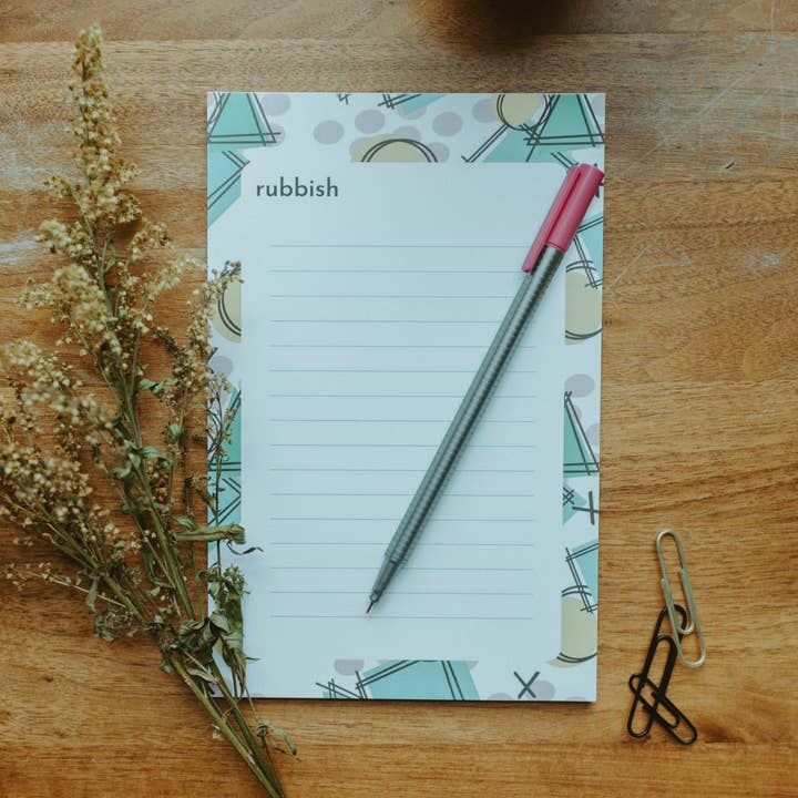 BrickandBarley - Wholesale Notepad - Rubbish Notepad4