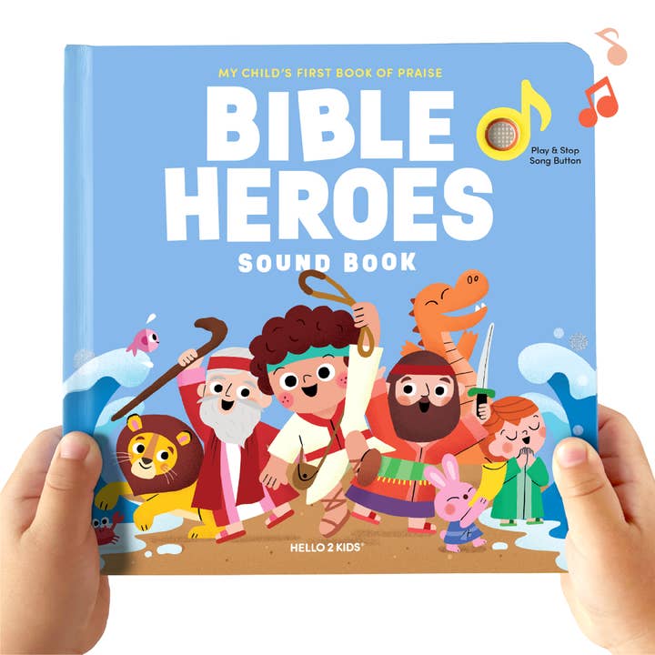 Bible Heroes Sound Book for wholesale by Hello 2 Kids