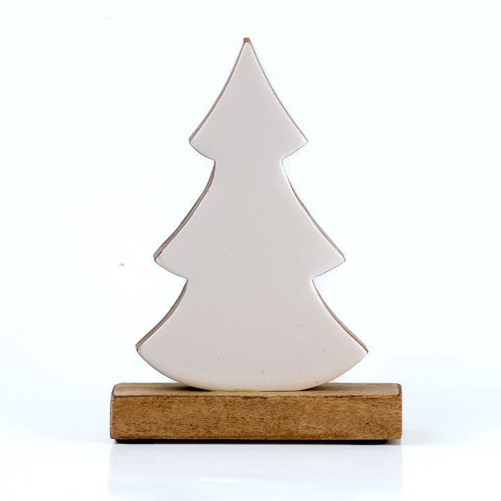 Træ Hvid/Naturligt 4.5x7.75x2 for engroshandel hos The Royal Standard