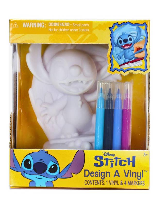 Stitch Design a Vinyl DIY Kit in 6pc Counter Display for wholesale by License 2 Play Toys