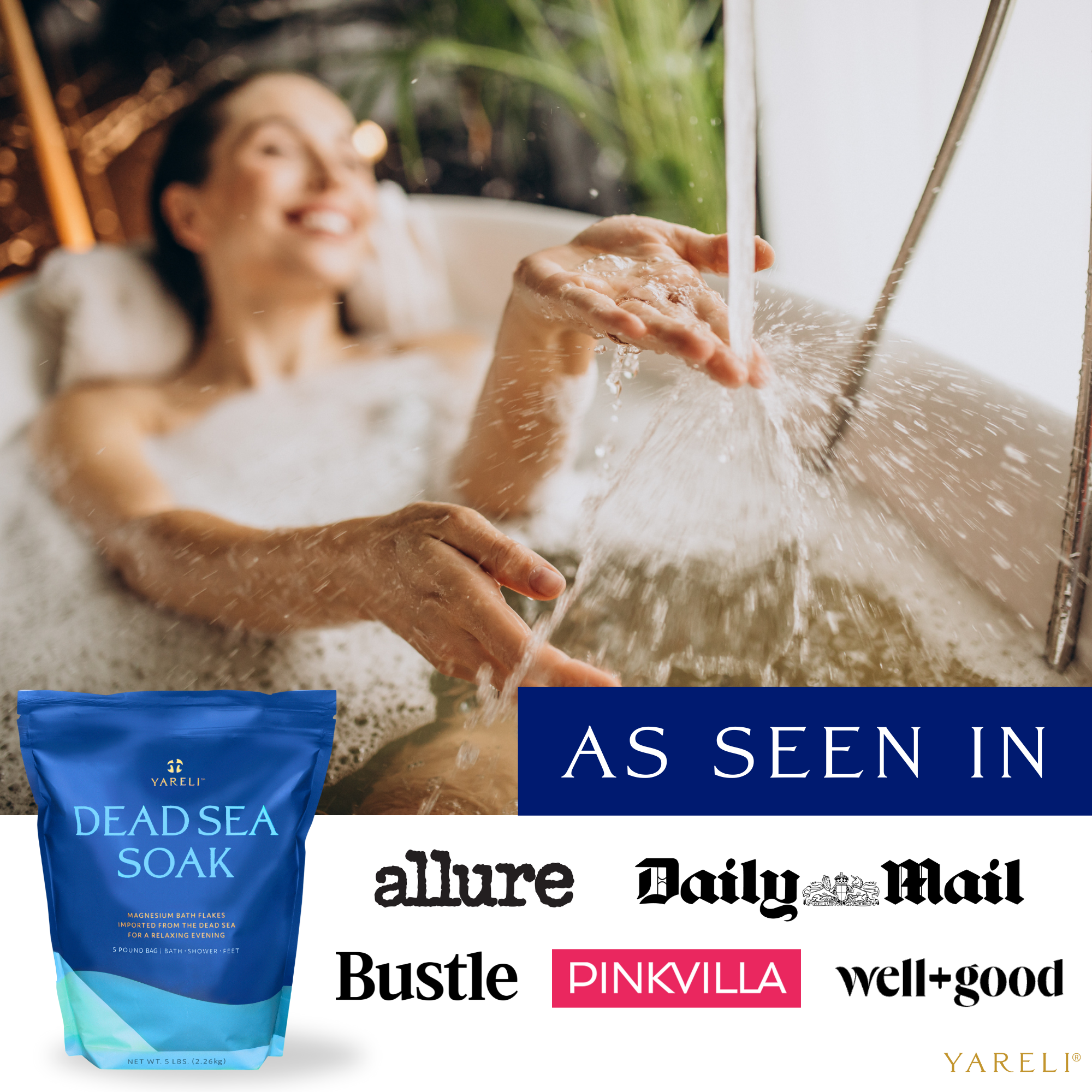 Yareli Wellness - Wholesale Bath Soak/Milk - Yareli Dead Sea Soak, 15lb2