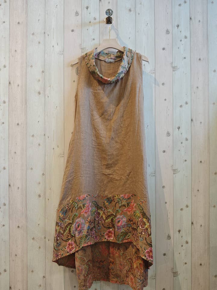 Linen & More – wholesale Dress – Women's – REF 26179 DRESS PRINTS 100% LINEN1