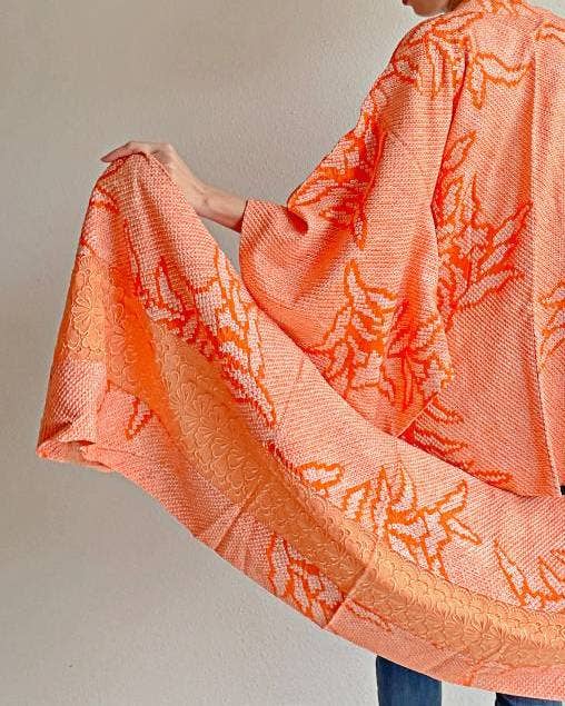 KimonoZen - Wholesale Kimono - Women's - Wrap & Wander Haori Kimono Jacket with Stole6