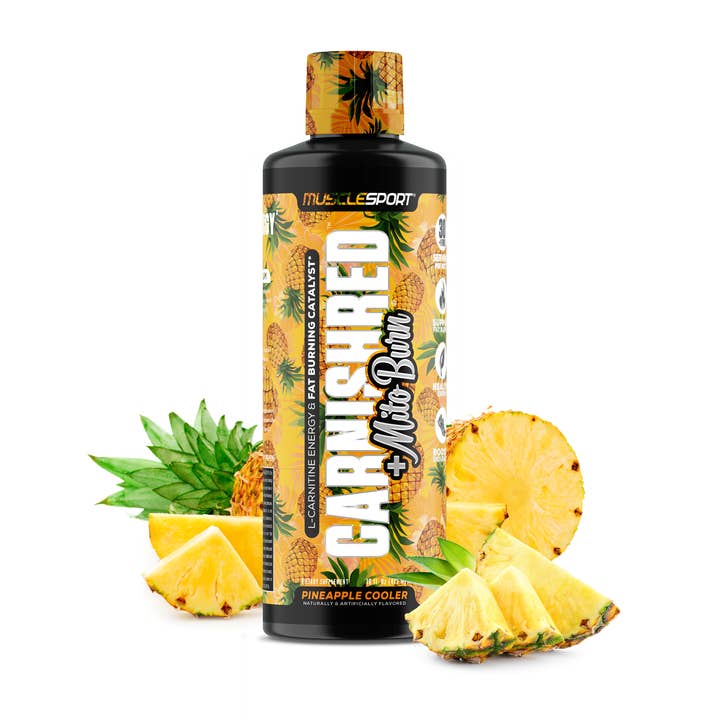 MuscleSport - Venta al por mayor Suplementos/vitaminas para beber - Líquido CarnishRed® + Mitoburn® de 16 onzas, ayuda al metabolismo sin estimular, catalizador del entrenamiento