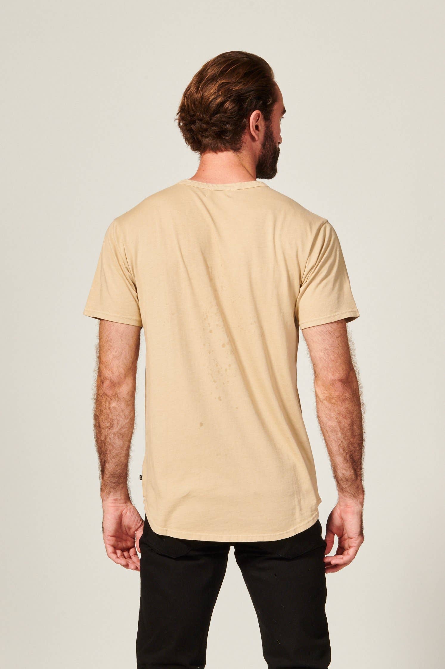 Dime Curved Tee | Sand for wholesale on Faire1