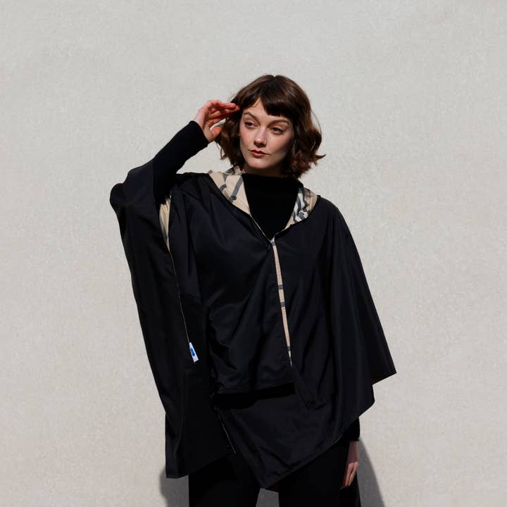 Black & Plaid RAINRAP- NEW POCKETS and other Purchase Wholesale rain bonnets. Free Returns & Net 60 Terms on Faire trending on Faire.