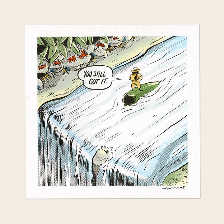 Burny Wild's "You Still Got It" Signed Comic Panel for wholesale by Burny Wilds