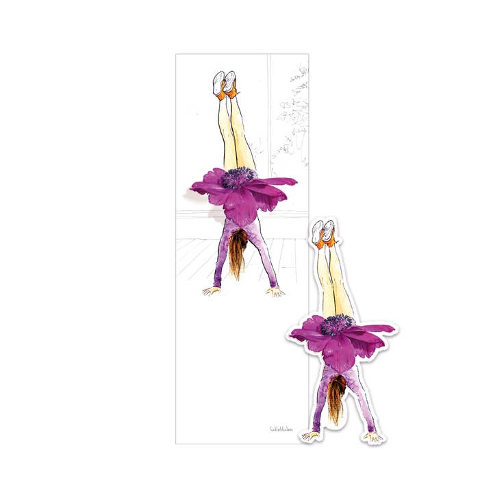 Ondersteboven boekenlegger met verwijderbare magneet | Handgetekend voor wholesale door Lütteblüten