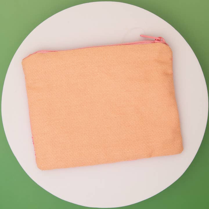 SP Sophia Collection - Wholesale Coin Purse - Women's - Christmas Tree Pink Gingham Pattern Seed Beaded Coin Bag1