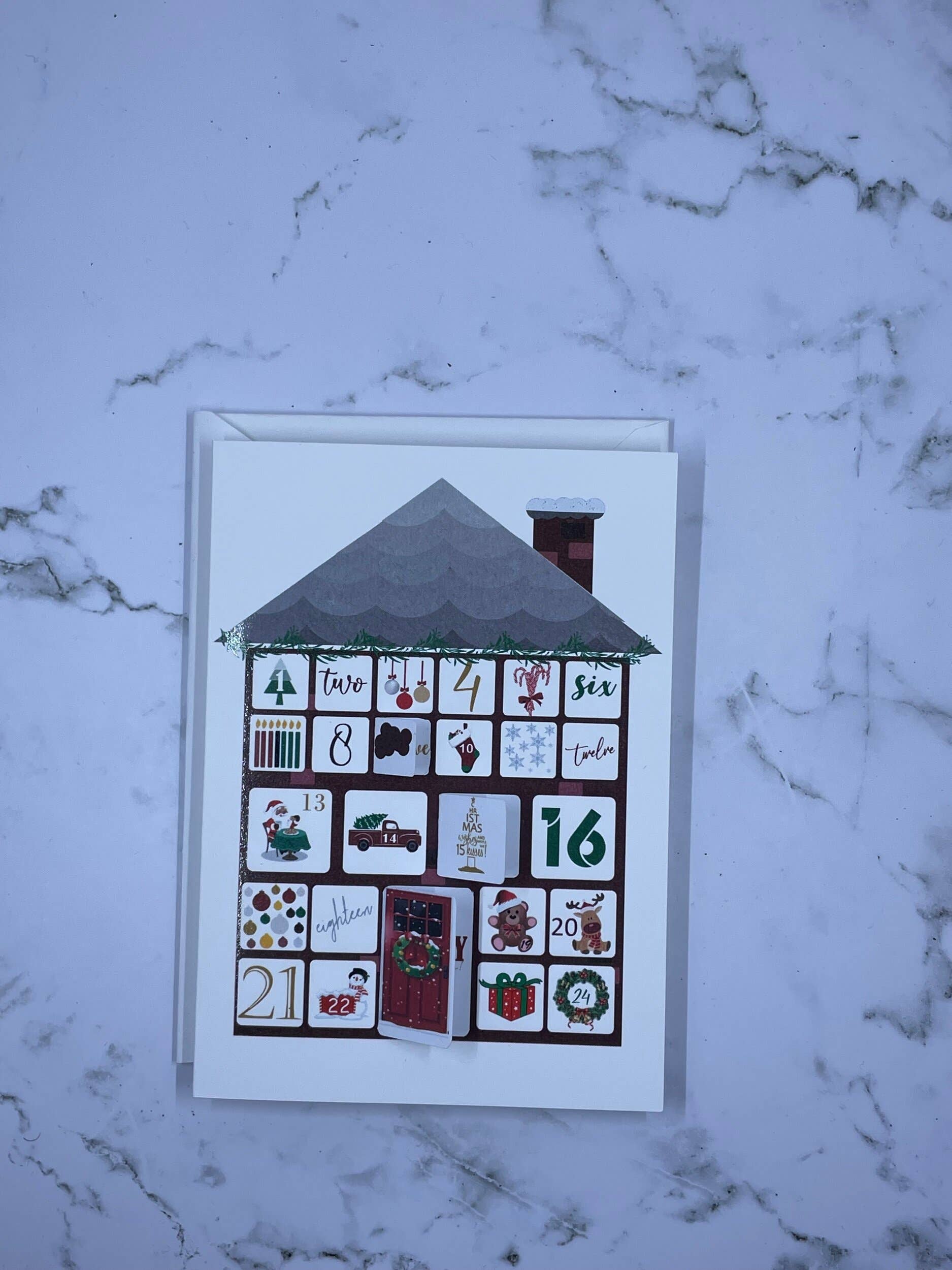 D. Johnson & Co Greetings - Wholesale Christmas Card - Advent Calendar Holiday Card0