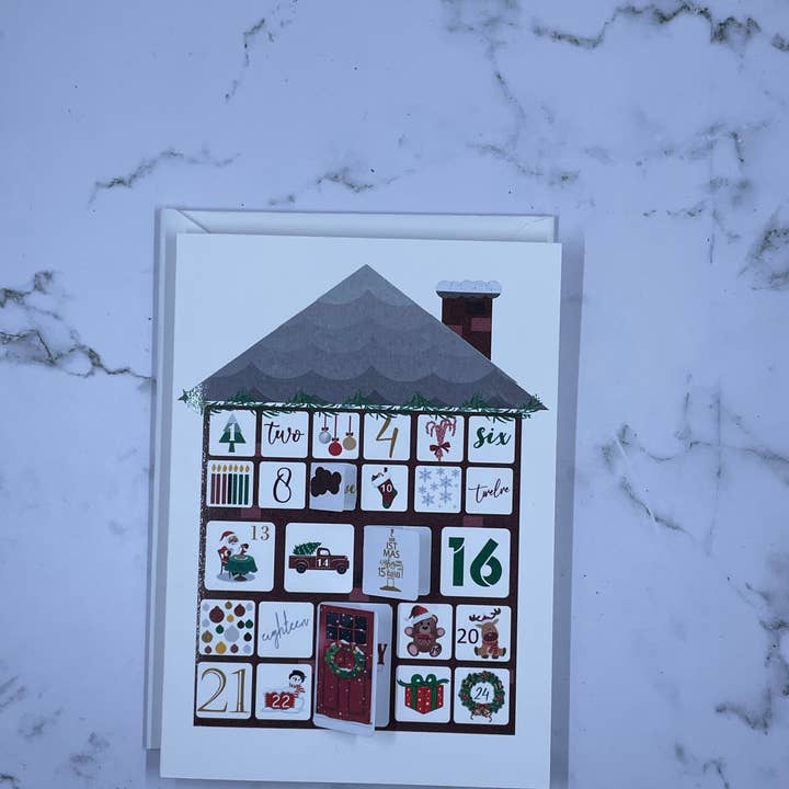 D. Johnson & Co Greetings - Wholesale Christmas Card - Advent Calendar Holiday Card