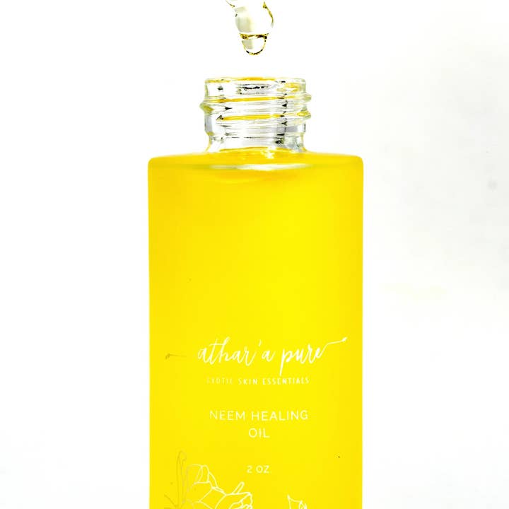 Athar'a Pure - Wholesale Facial Oil - Neem Healing Oil for Skin Hair and Nails1