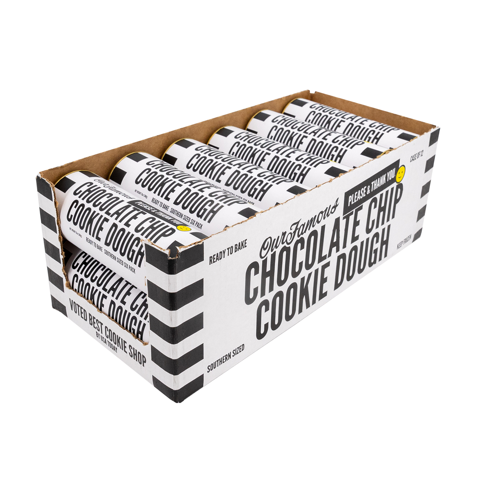 PLEASE & THANK YOU - Wholesale Cookie - OUR FAMOUS CHOCOLATE CHIP COOKIE DOUGH TUBES2