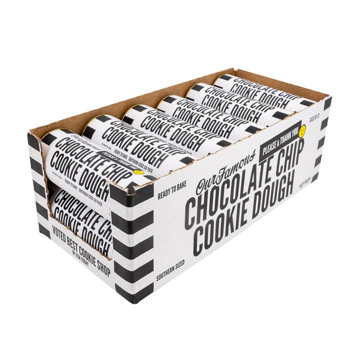 PLEASE & THANK YOU - Wholesale Cookie - OUR FAMOUS CHOCOLATE CHIP COOKIE DOUGH TUBES2
