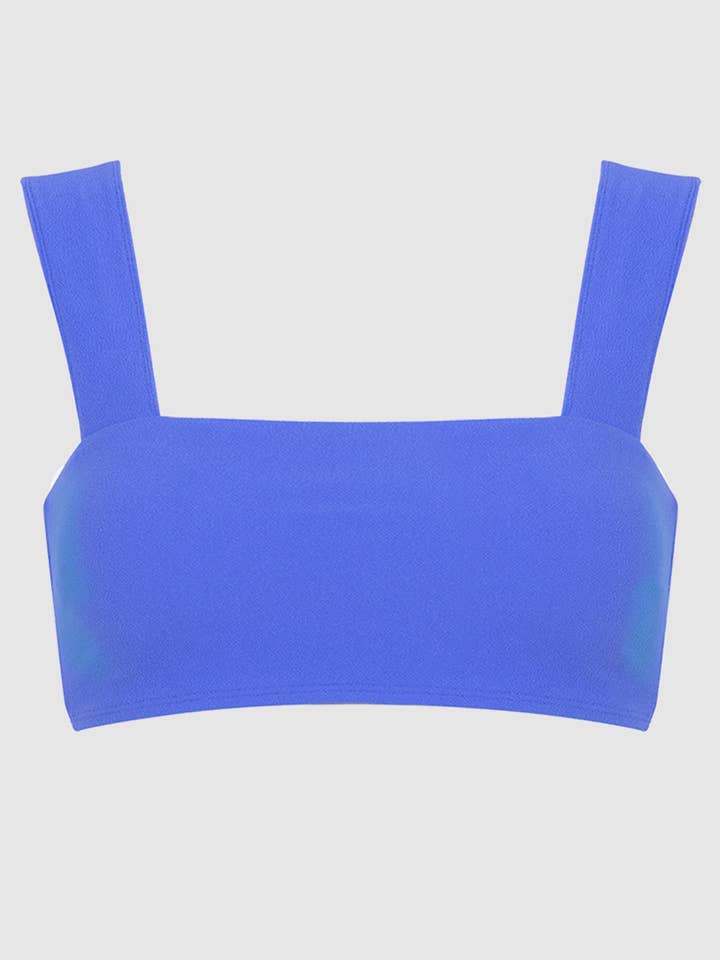 Sumatra Blue Lagoon Terry Swimsuit Bra for wholesale by GILI'S