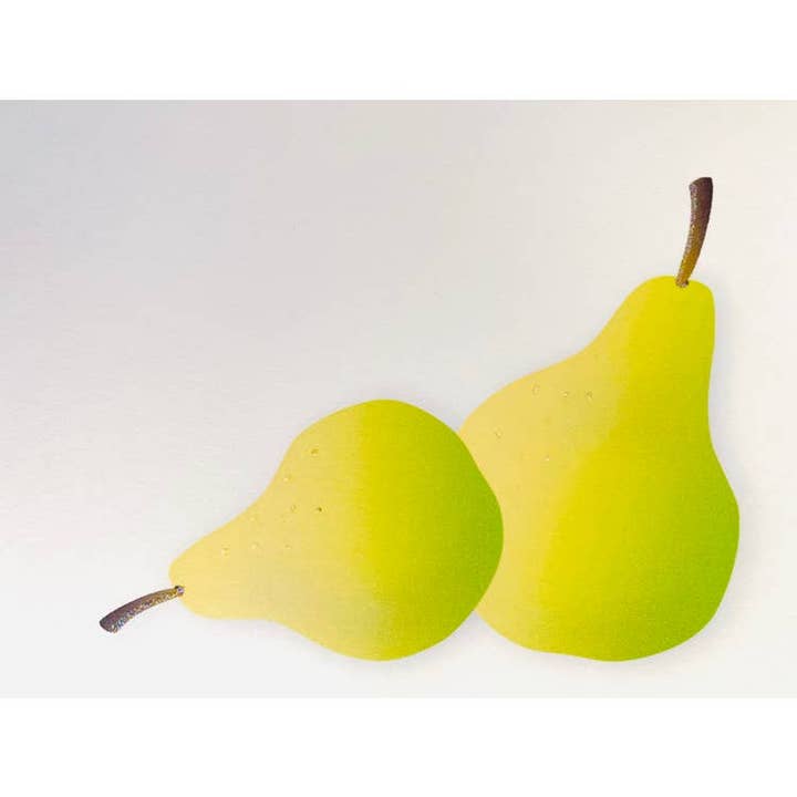 Studio Daedre - Wholesale Stationery/Notecard Set - Two Pears - Loose Cards