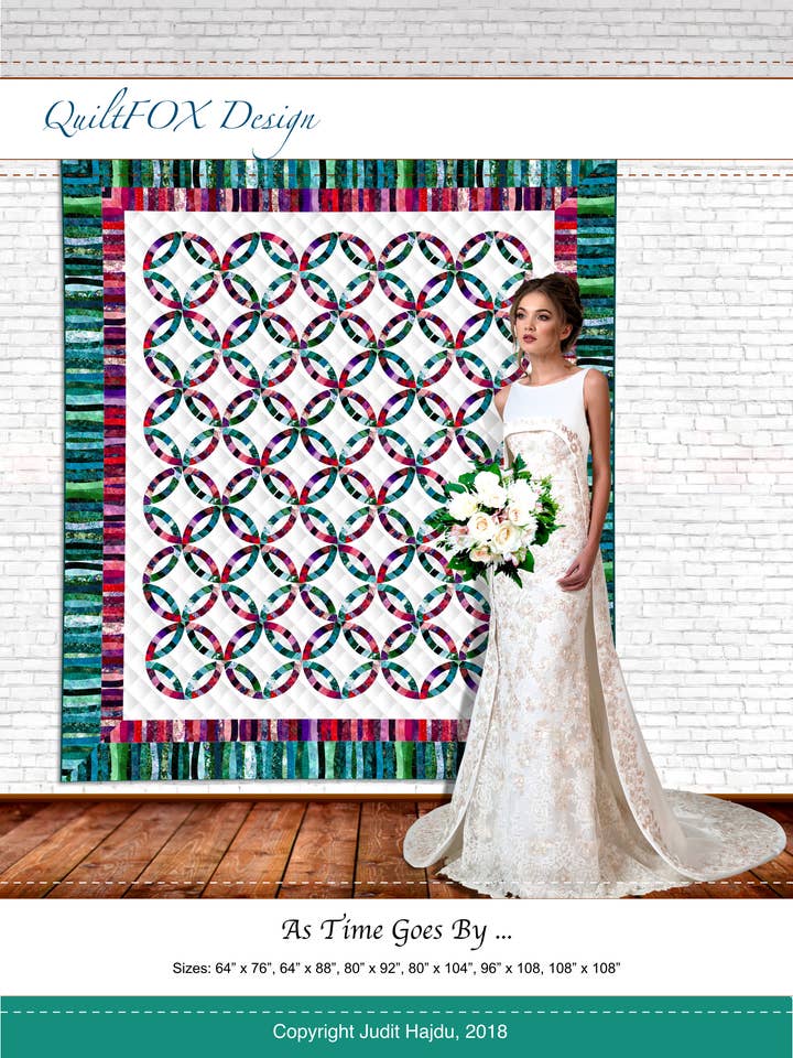 As Time Goes By ..., multiple sizes for wholesale by Quiltfox Design